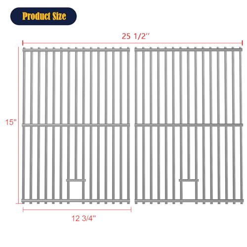 15'' x 25.5'' Stainless Steel Grill Grate for Broil