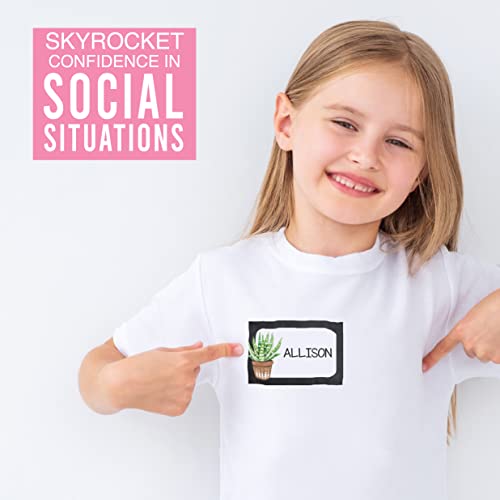 Self Adhesive Name Tags Sticker (56 Count)