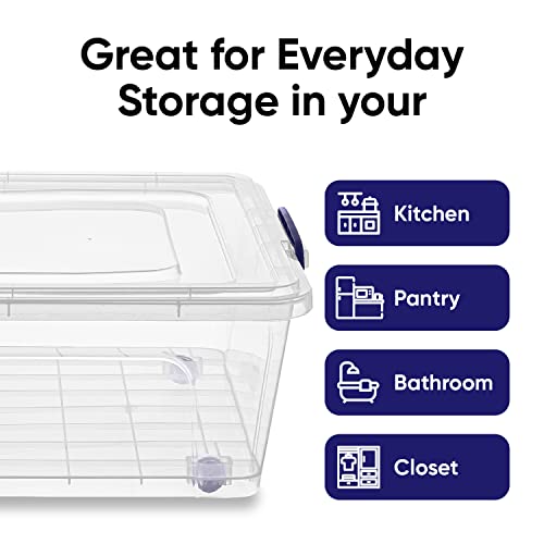 Storage Bins with Lids (2 Count)