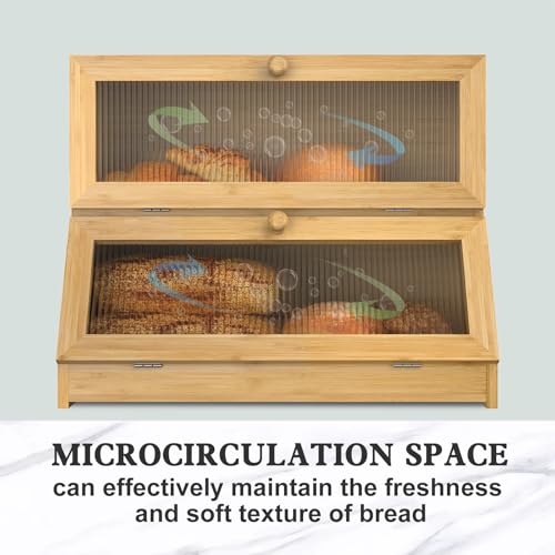 Bread Box for Kitchen Countertop