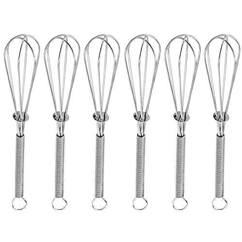 6 Pack Small Wire Whisks (6 Count)