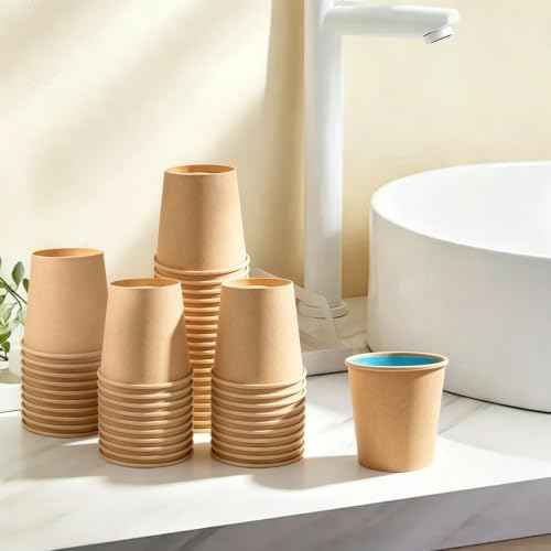 100 Count 3 oz Kraft Paper Cups
