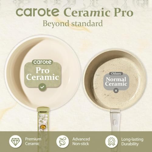 42pcs Ceramic Cookware Set