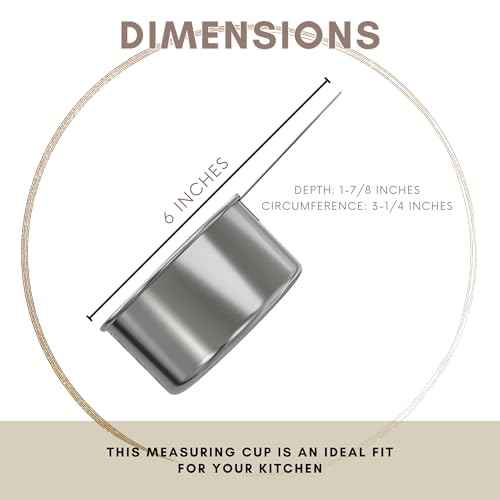 1 Cup Stainless Steel Measuring Cup