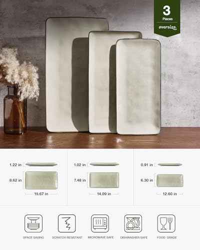Serving Platters Set of 3 Sizes (3 Count)