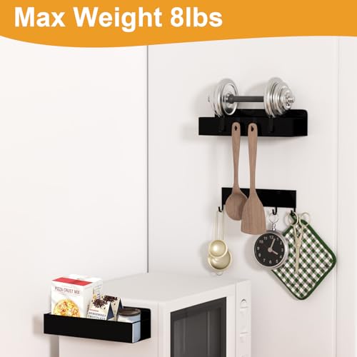 4 Pack Magnetic Spice Rack for Refrigerator