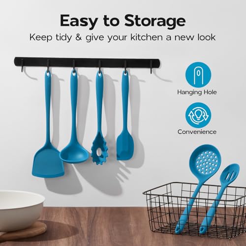 Silicone Cooking Kitchen Utensils Set (6 Count)