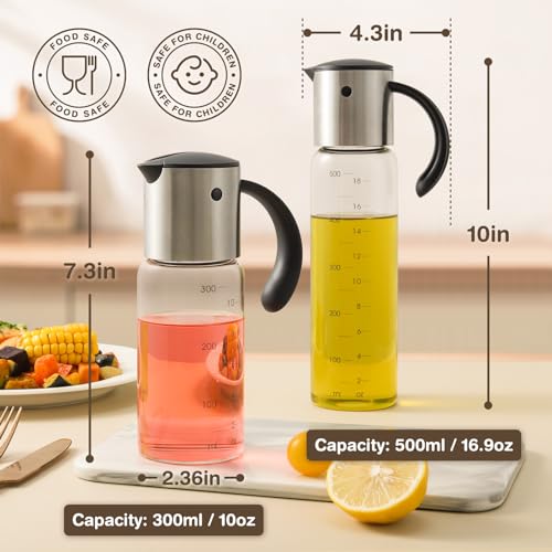 Large Olive Oil Dispenser Bottle Kitchen (2 Count)