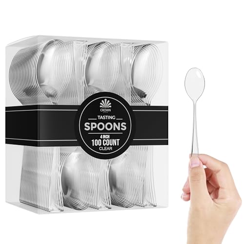 Mini Dessert Spoons (100 Count)