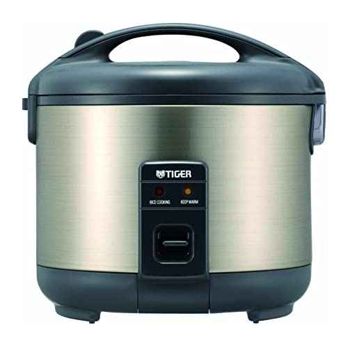 JNP-S18U-HU 10-Cup (Uncooked) Rice Cooker and Warmer, Stainless Steel Gray (10 Count)