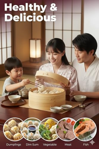 54 Piece Bamboo Steamer Basket Set