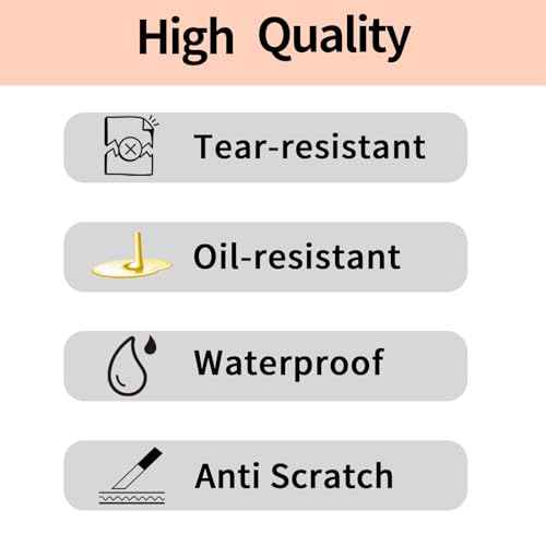 Black Removable Labels Stickers