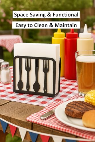 Fork & Spoon Napkin Holder for Table