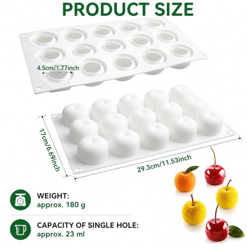 Apple Silicone Mold for Baking Mousse Cake