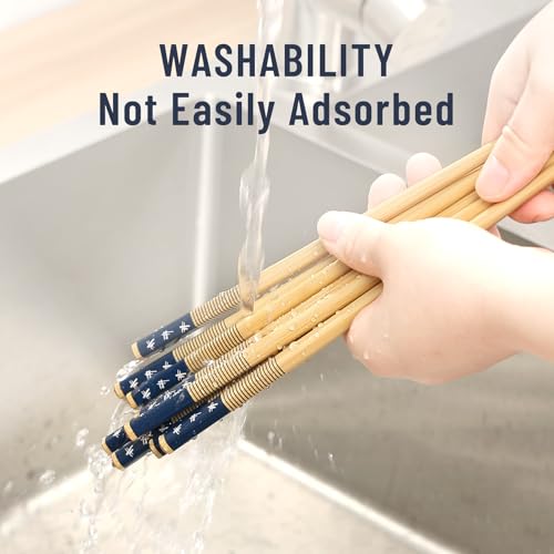 200 Pairs Bamboo Chopsticks Reusable (200 Count)