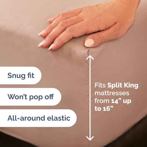Flex Top Split Head King 4 Piece Sheet Set