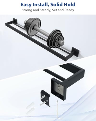 Double Towel Bars Towel Rack for Bathroom Wall Mount 32 Inch