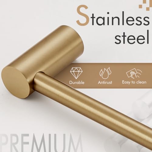 Towel Bars Champagne Bronze for Bathroom Wall Mounted 36