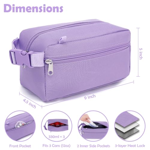 Freezable Snack Bag with Removable Ice Packs