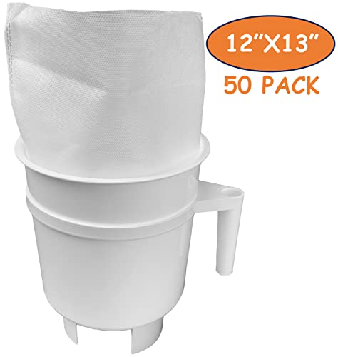 50 Pack) Cold Brew Coffee Filters, 12" x 13", Compatible with Leading Home Cold Brew Makers and Systems (50 Count)