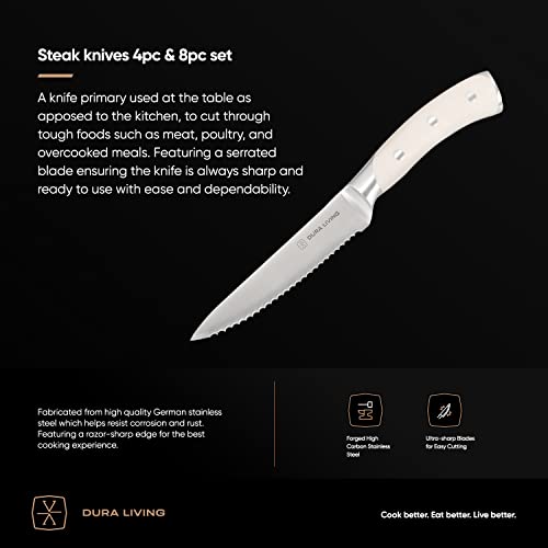 4 Piece Serrated Kitchen Steak Knife Set (4 Count)