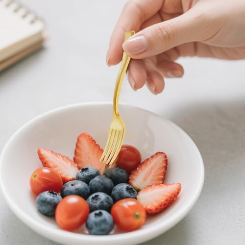 Disposable Plastic Mini Forks 300 Pieces 4 Inches (300 Count)