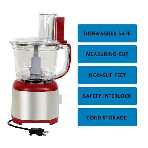 Kenmore 11 Cup Food Processor and Vegetable Chopper with Reversible Slicing