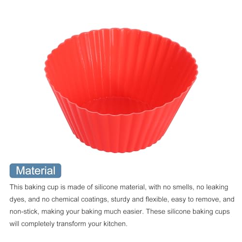 36Pcs Silicone Cupcake Liners (36 Count)
