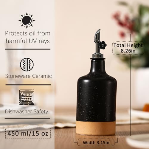 Ceramic Olive Oil Dispenser Bottle
