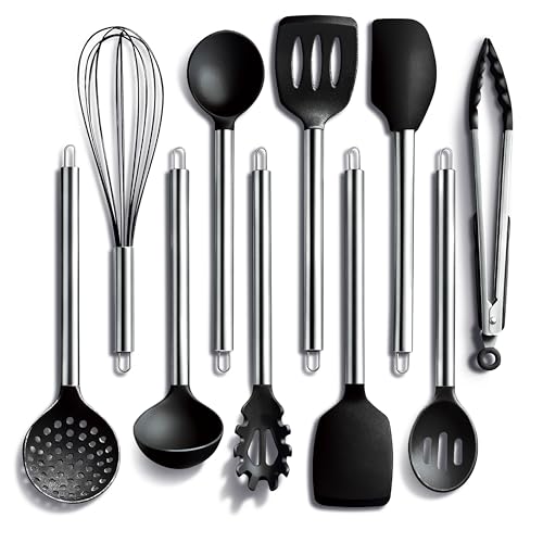 Silicone Cooking Utensils (10 Count)