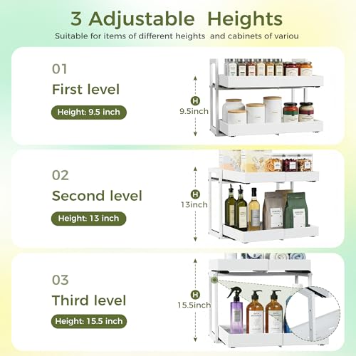 Expandable Pull Out Cabinet Organizer