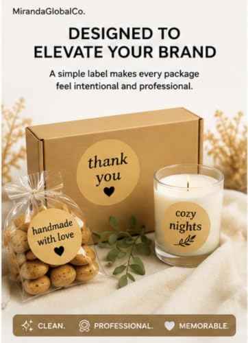 2.5 inch Kraft Tan Round Thermal Sticker Roll