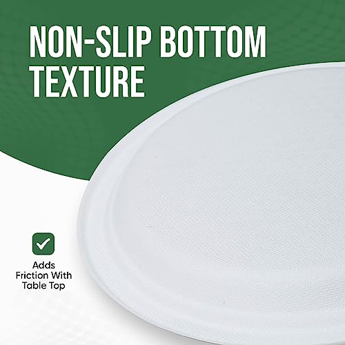 Heavy Duty Disposable Paper Plate 9 inch (100 Count)