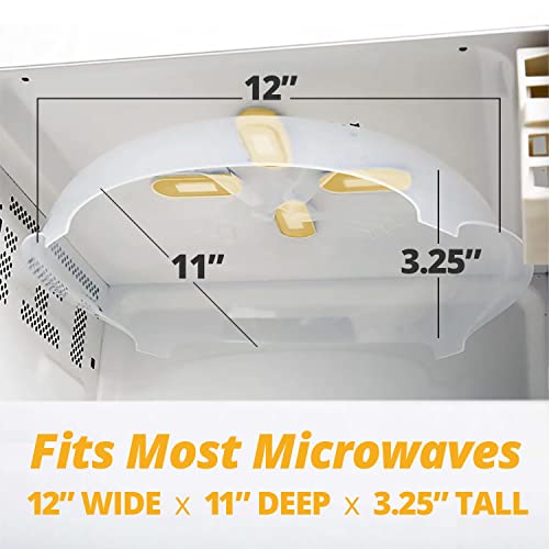 Magnetic Microwave Splatter Cover for Food