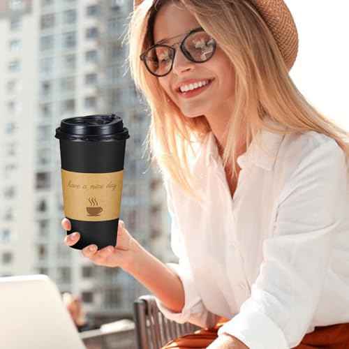 20 oz Coffee Cups 50 Pack (50 Count)