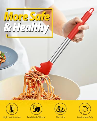 Silicone Soup Ladle and Pasta Spoon Set (2 Count)
