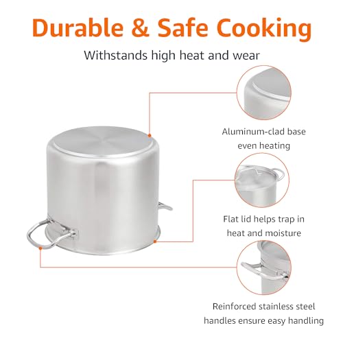 12 Quarts Stainless Steel Aluminum