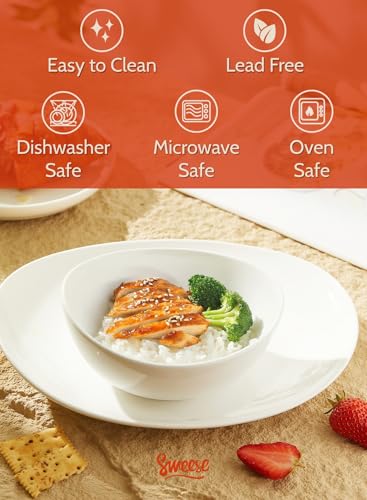 Porcelain Bowls Set of 4 (4 Count)