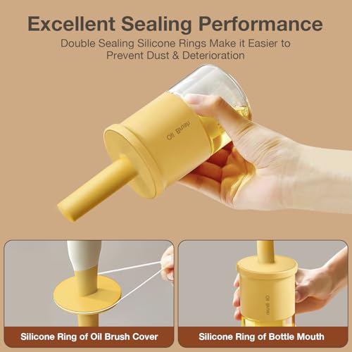 Oil Dispenser with Brush for Kitchen