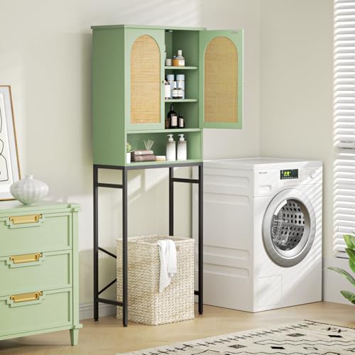 Rattan Toilet Storage Cabinet