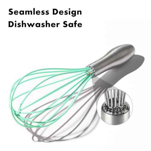 10 Inch Teal Silicone Whisk