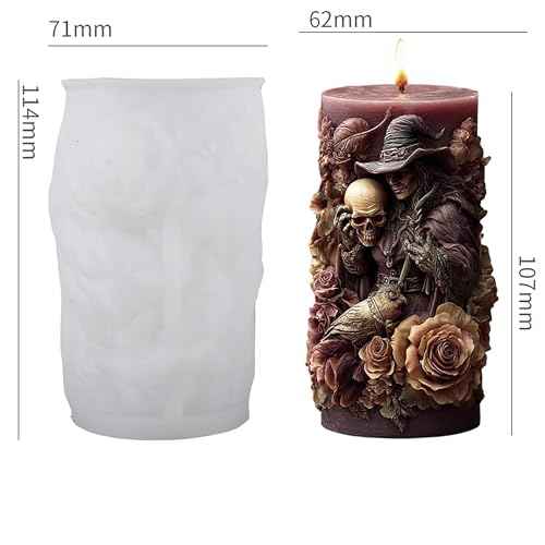 Skull Flower Mold