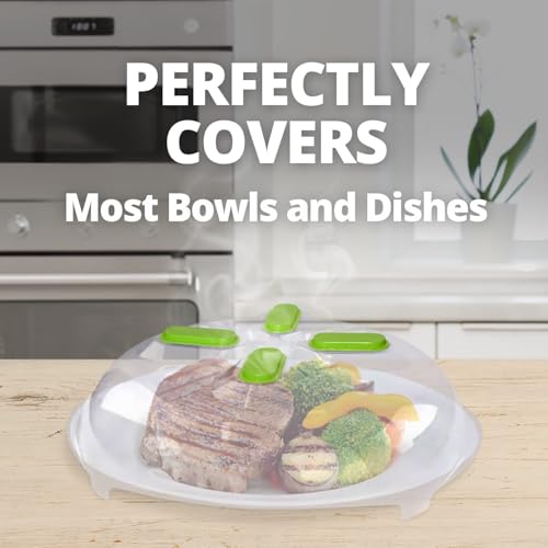 Magnetic Microwave Splatter Cover for Food