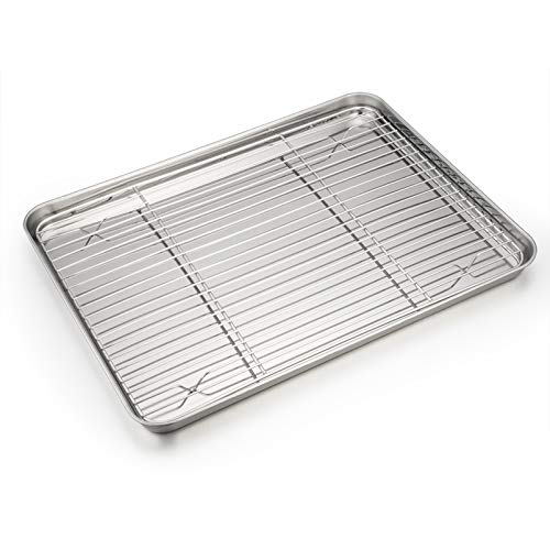 Stainless Steel Baking Sheet with Rack Set for Cookie