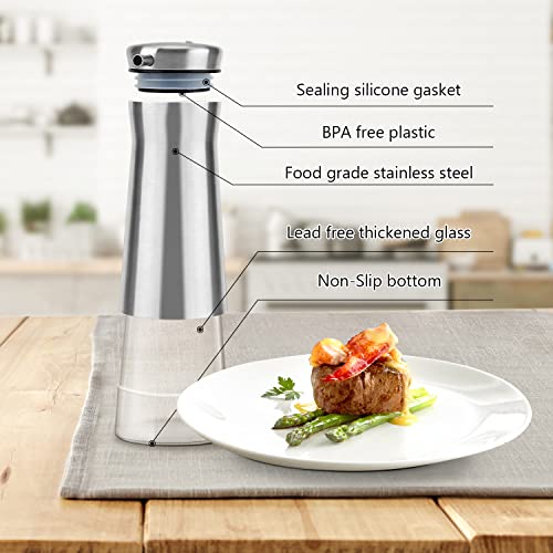 Olive Oil And Vinegar Dispenser Set (2 Count)