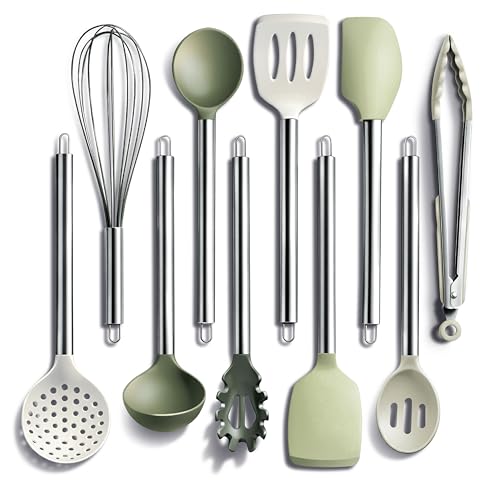 Silicone Cooking Utensils (10 Count)