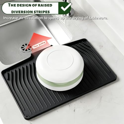 Silicone Dish Drying Mat for Kitchen Counter