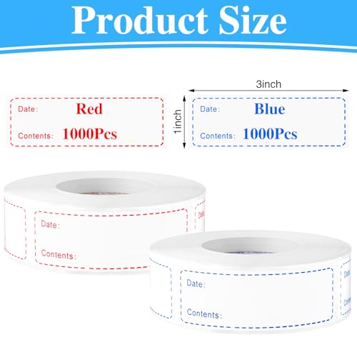 2000 Freezer Labels (2000 Count)