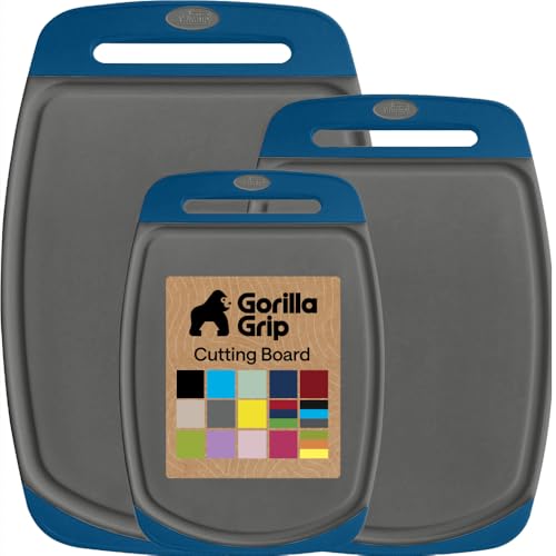 BPA Free Reversible Kitchen Cutting Board (3 Count)