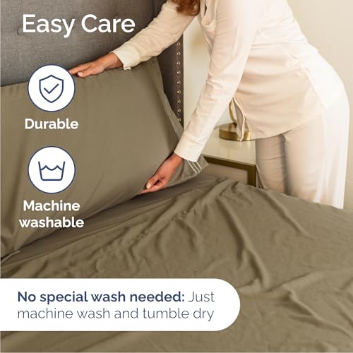 Cal King Size 4 Piece Sheet Set